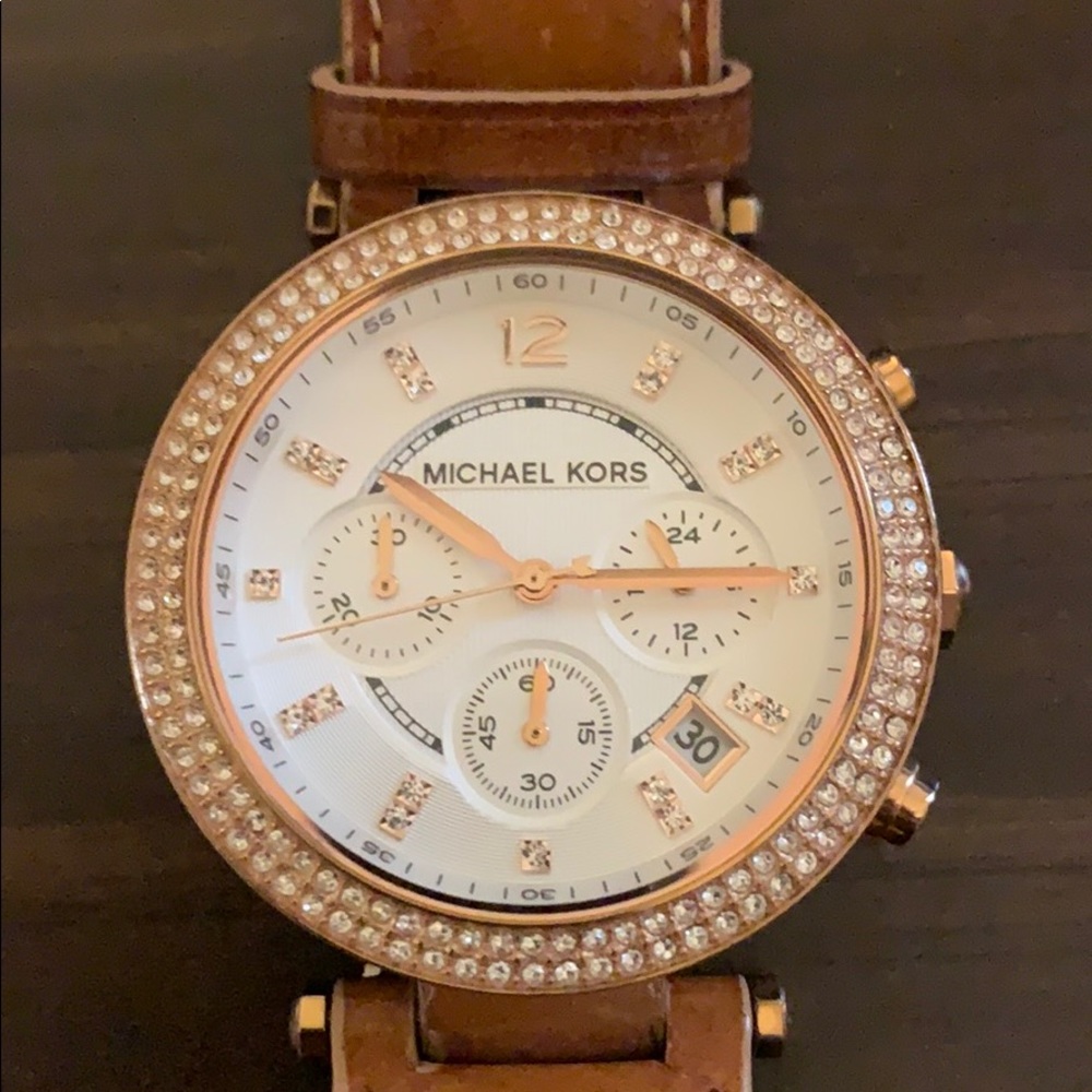 Michael Kors Watch Leather Band